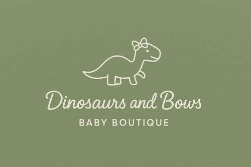 Dinosaurs and Bows Baby Boutique 
